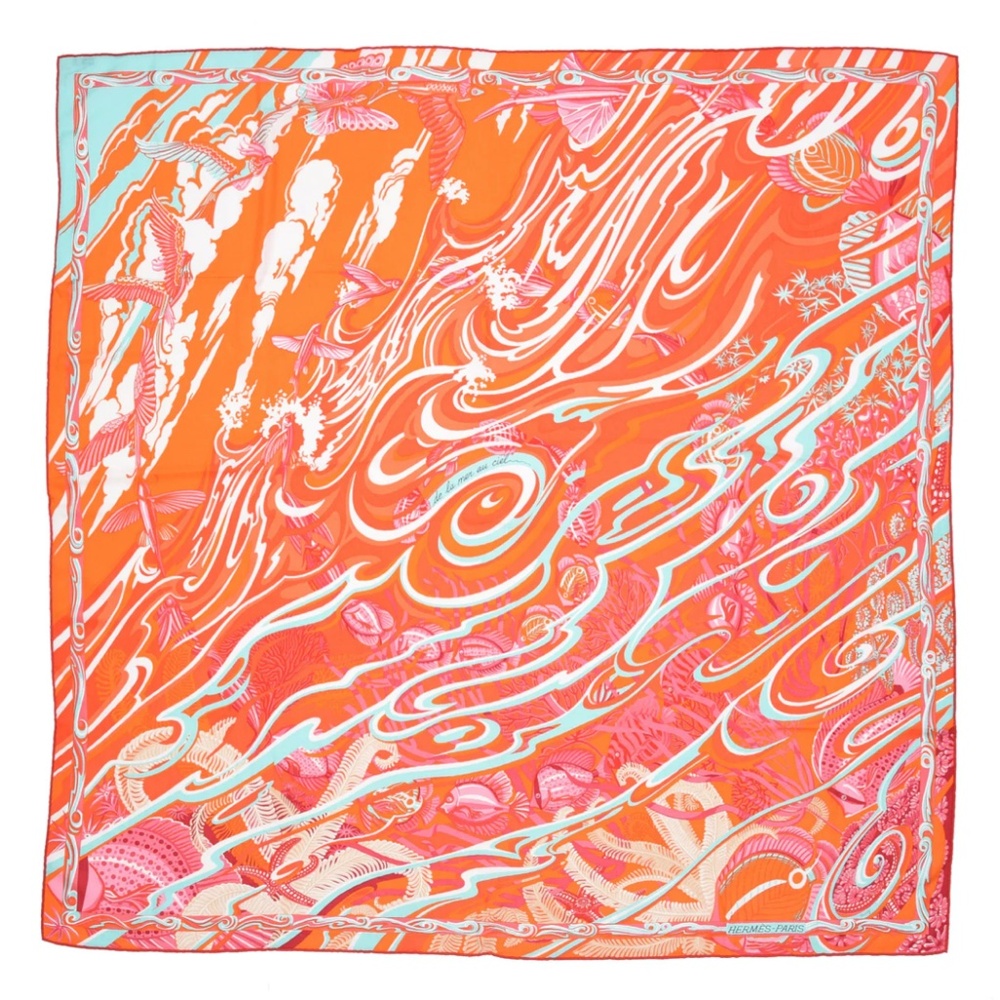 NWT Hermes silk/cashmere Scarf/Shawl 140cm